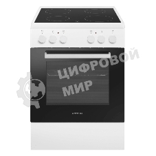 Плита электрическая Maunfeld MEC65CW07 белый, конфорок 4 шт, духовка 60 л, 60 см x 85 см x 60 см