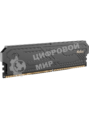 Оперативная память Netac Shadow III, DDR4, 32GB (2x16GB), 3200 MHz, CL16, с радиатором, чёрный