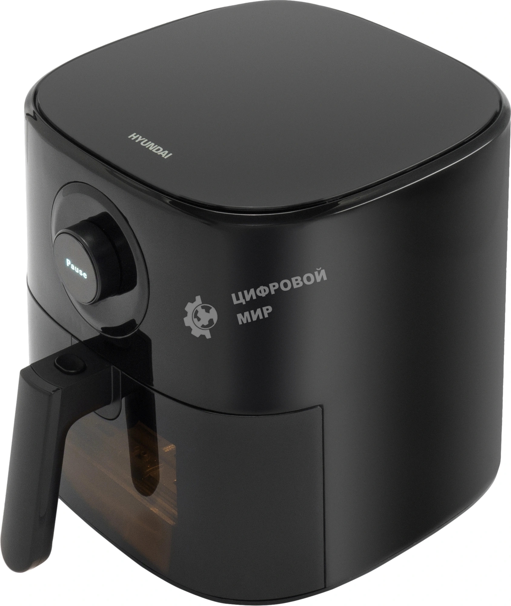 Аэрогриль Hyundai HYF-5003 черный, 1500 Вт, 5.5 л, сенсор, 25 программ