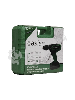 Дрель-шуруповерт Oasis AS-18V Eco (J) 201, 18 В, 1,5 Ач, 30 Нм, щеточный