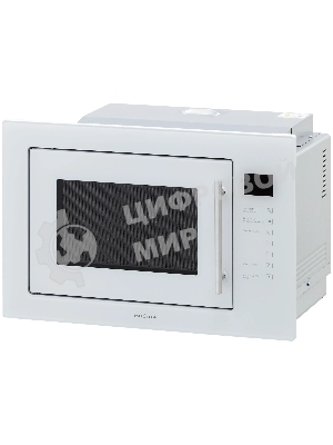 Встраиваемая микроволновая печь Krona RIFLESSO 60 WH V2 белое стекло, 25 л, 900 Вт, переключатели - сенсор