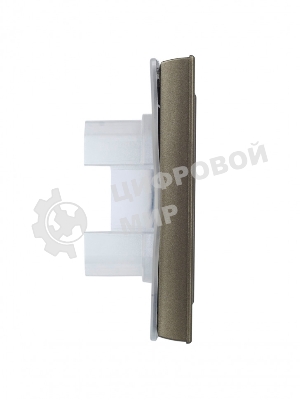 Рамка 1-местная IEK BRITE РУ-1-БрШ-44 IP44 шампань