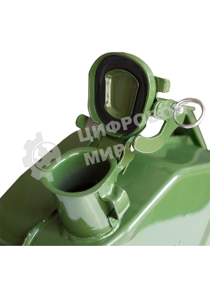 Канистра топливная AVS металлическая вертикальная 10 Л (зеленая) VJM-10