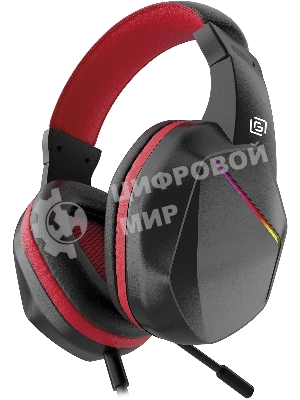 Гарнитура Oklick HS-L335G чёрный, проводная, USB-C/3.5 мм