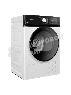 Сушильная машина Kuppersberg DM 592 W, High-Tech, загрузка 9 кг, 15 программ, тепловой насос, электронное кнопочное управление, корзина для сушки, блокировка от детей, энергоэффективность А++, белый