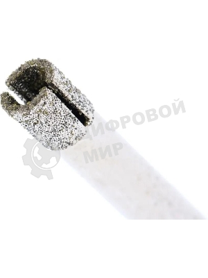 Сверло по стеклу и керамической плитке Сибртех 6 х 55 мм, цилиндр. хв