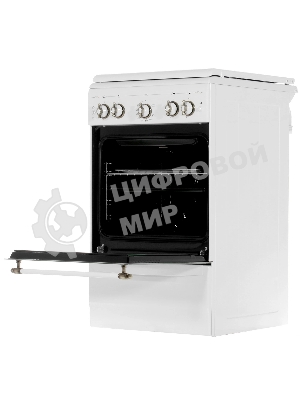 Плита газовая Gefest ПГ 5100-02 0185 белый, конфорок 4 шт, духовка 52 л, 50 см x 85 см x 58.5 см