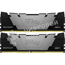 Оперативная память Kingston Fury Renegade, DDR4, 16GB (2x8GB), 4266MHz, CL19, DIMM, с радиатором, черный