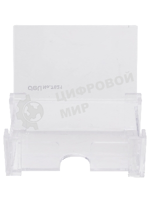Подставка Deli E7621 для визиток 103х68х34мм, прозрачный