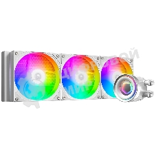 Система жидкостного охлаждения ID-Cooling FX360 Inf ARGb белый 120мм алюминий+медь 2000rpm 27.2db 4-pin 350W