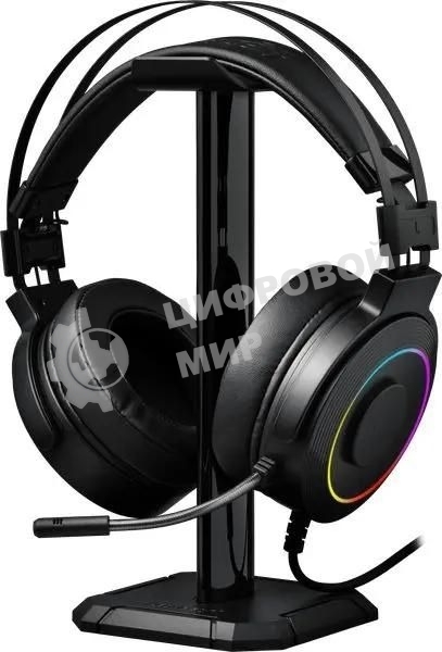 Гарнитура Redragon Lamia 2 чёрный, проводная, USB, подсветка
