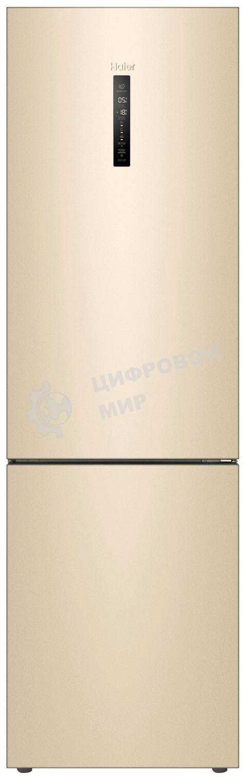 Холодильник Haier C4F640CGGU1 золотистый двухкамерный 285/115л морозилка снизу, No Frost