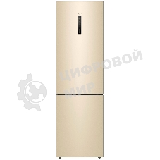 Холодильник Haier C4F640CGGU1 золотистый двухкамерный 285/115л морозилка снизу, No Frost