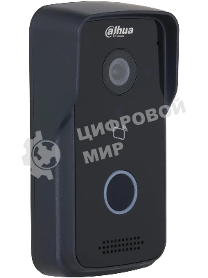 Видеопанель Dahua DHI-VTO2111D-P-S3 цветной сигнал CMOS цвет панели: черный