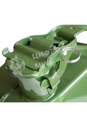 Канистра топливная AVS металлическая вертикальная 10 Л (зеленая) VJM-10