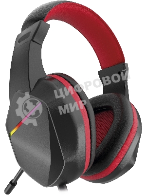 Гарнитура Oklick HS-L335G чёрный, проводная, USB-C/3.5 мм