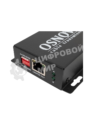 PoE удлинитель Osnovo E-PoE/1A 10M/100M Fast Ethernet на 400м (до 30W)