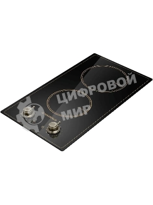 Индукционная варочная панель Maunfeld CVI292MBKBR, конфорок: 2 шт., стеклокерамика, независимая, черный