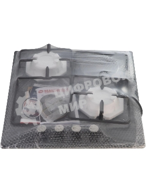 Комбинированная варочная панель Maunfeld EEHE.64.5EB/KG, 4 конфорки, эмалированная сталь, черный