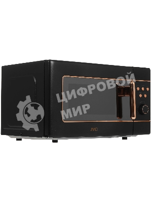 Микроволновая печь JVC JK-MW270D черный, 20 л, 700 Вт, переключатели - кнопки, поворотный механизм