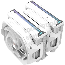 Кулер для процессора Alseye W700-W(USA) белый, 120 мм, алюминий/медь, 2200 об/мин, 35.3 дБ, 4 pin, 230 Вт, 159 мм