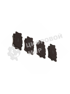 Колодки тормозные задние LPR 05P1281, комплект