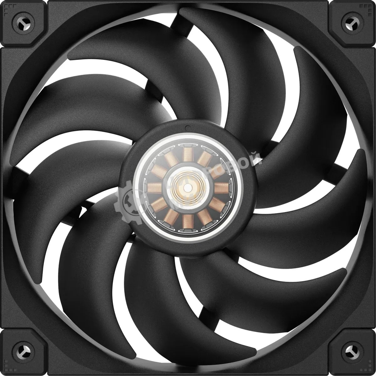 Вентилятор для корпуса DEEPCOOL FT12 черный, 120 мм, 2150 об/мин, 32 дБ, 4 pin