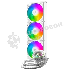 Система жидкостного охлаждения ID-Cooling FX360 Inf ARGb белый 120мм алюминий+медь 2000rpm 27.2db 4-pin 350W