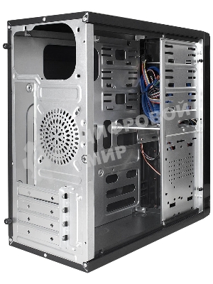 Компьютерный корпус Minitower ExeGate MA-371X-UNS400 (mATX, БП UNS400 с вент. 12см, 2*USB+2*USB 3.0, аудио, черный)