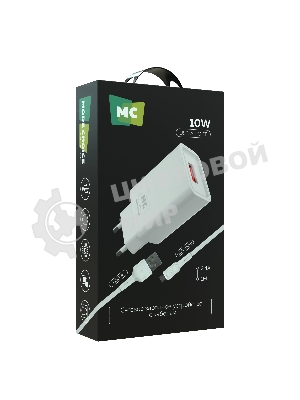 Сетевое зарядное устройство MORE CHOICE (4620202555717) NC07m СЗУ 1USB 2.0A для micro, белый