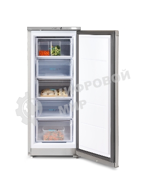 Морозильная камера Бирюса M414 металлик, 130л, 5 ящиков