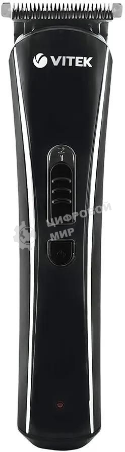 Триммер Vitek VT-2548 BK сеть/аккумулятор. Встроенная аккумуляторная батарея NiMh 2x1,2V AAA 800 mAh. Время зарядки от сети 8ч. Время автономной работы 45мин. Влажная очистка. Детальный триммер. Индикатор зарядки. Число установок длины 8. Максимальная длина стрижки 12мм. Минимальная длина стрижки 0,4. Способ регулировки длины регулировкой длины лезвий/сменой насадок. Материал лезвий высокачественная сталь. Число насадок 5. Стрижка бороды. Триммер для носа/ушей. Насадка для бритья. Аксессуары: Щеточка, смазочное масло.