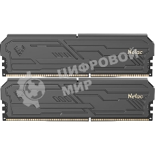Оперативная память Netac Shadow III, DDR4, 32GB (2x16GB), 3200 MHz, CL16, с радиатором, чёрный