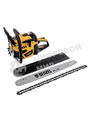 Пила цепная бензиновая Denzel DS-5820, шина 50 см, 58см3, 3,6 л.с., шаг 0,325, паз 1,5 мм, 76 зв