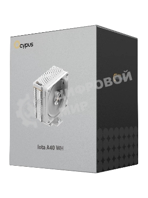 Вентилятор Cooler Ocypus Iota A40 WH Iota-A40-WH белый 120мм алюминий+медь 2000rpm 29db 4-pin 220W 156мм