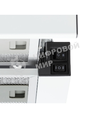 Вытяжка встраиваемая Krona Kamilla T 500 белый/серый, 50 см, 500 куб. м/ч, 46 дБ