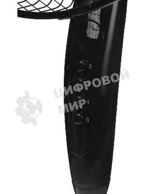 Вентилятор бытовой напольный Rix RSF-3000B, черный