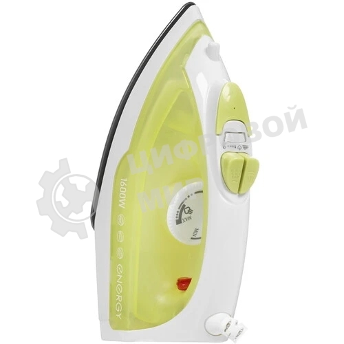 Утюг Energy EN-327 желтый/белый, 1600 Вт, 15 г/мин, 80 г/мин, 200 мл