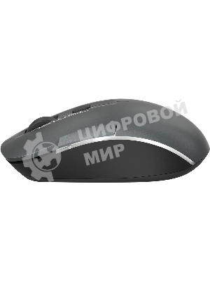 Мышь беспроводная A4Tech Fstyler FB26CS Air2 серый/черный, 2000 dpi, радиоканал, Bluetooth, USB, кнопки - 4