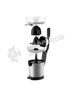 Соковыжималка GALAXY GL 0854 серебристый/черный, цитрусовая, 160 Вт, 300 мл, механическое