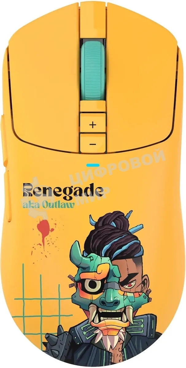 Мышь беспроводная/проводная A4Tech Bloody R72 Ultra Duo желтый, 20000 dpi, USB Type-A/Type-C, радиоканал, кнопки-7