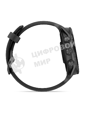 Умные часы Garmin Forerunner 570 черный, темно-серый безель, черный ремешок 47мм