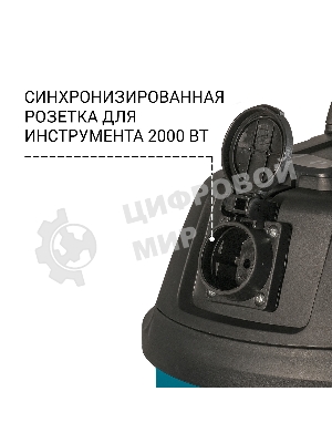 Строительный пылесос Bort BSS-1430-P 1400Вт (уборка: сухая/влажная) синий