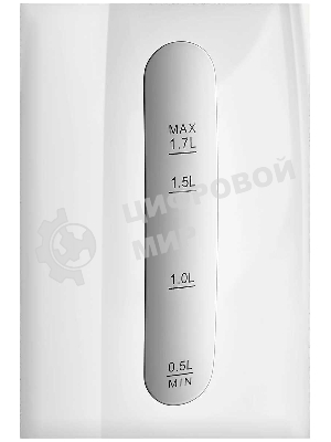 Чайник электрический Candy CK-101 1.7л. 2200Вт белый корпус: пластик