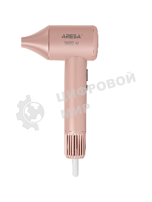 Фен ARESA AR-3234 розовый, 1600 Вт, ионизация