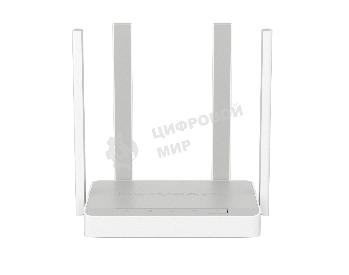 Гигабитный интернет-центр Netcraze Speedster (NC-3013) с Mesh Wi-Fi 5 AC1200, 4-портовым Smart-коммутатором и переключателем режима роутер/ретранслятор