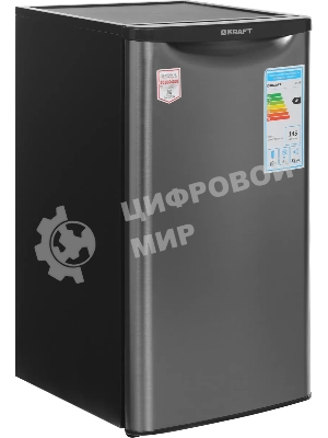 Холодильник Kraft BR 95I серебристый однокамерный 82/8л морозилка сверху