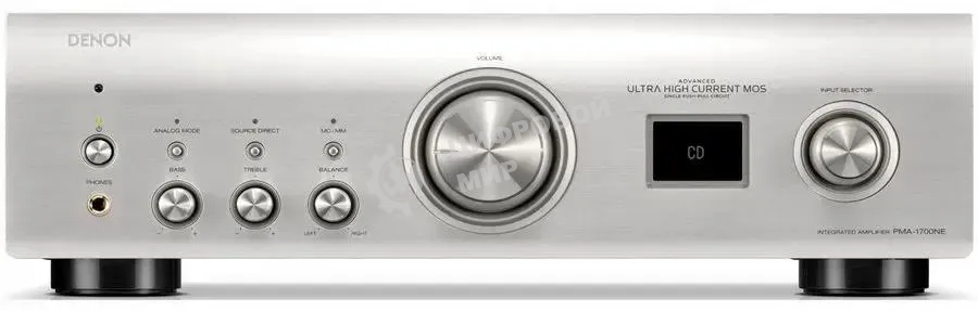 Усилитель Интегральный Denon PMA-1700N стерео полупроводниковый серебристый