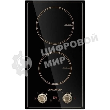 Индукционная варочная панель Maunfeld CVI292MBKBR, конфорок: 2 шт., стеклокерамика, независимая, черный