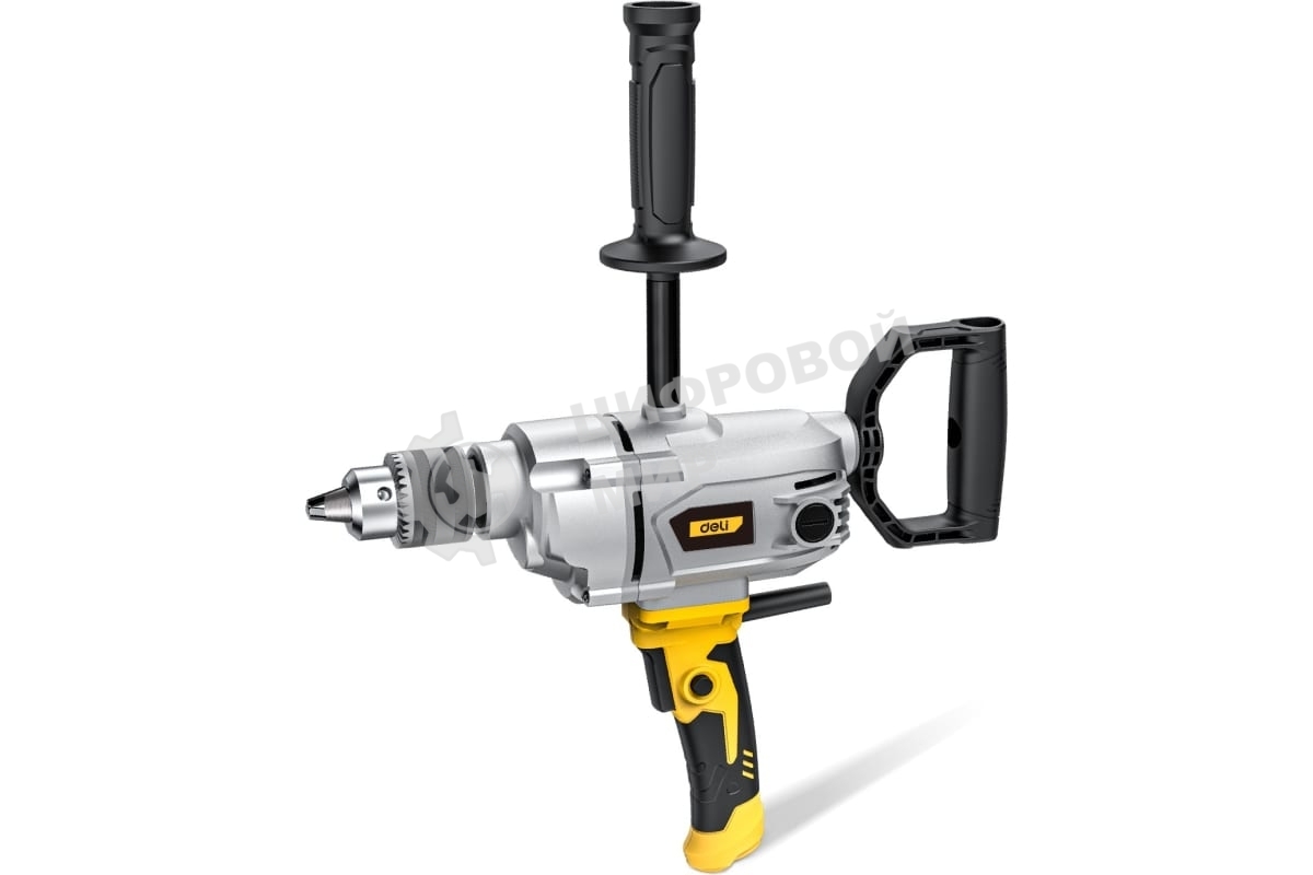 Дрель-миксер Deli DL-DZ16-E1, 1200 Вт, сетевая